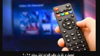 تحميل و تنزيل ملف قنوات نايل سات 2025