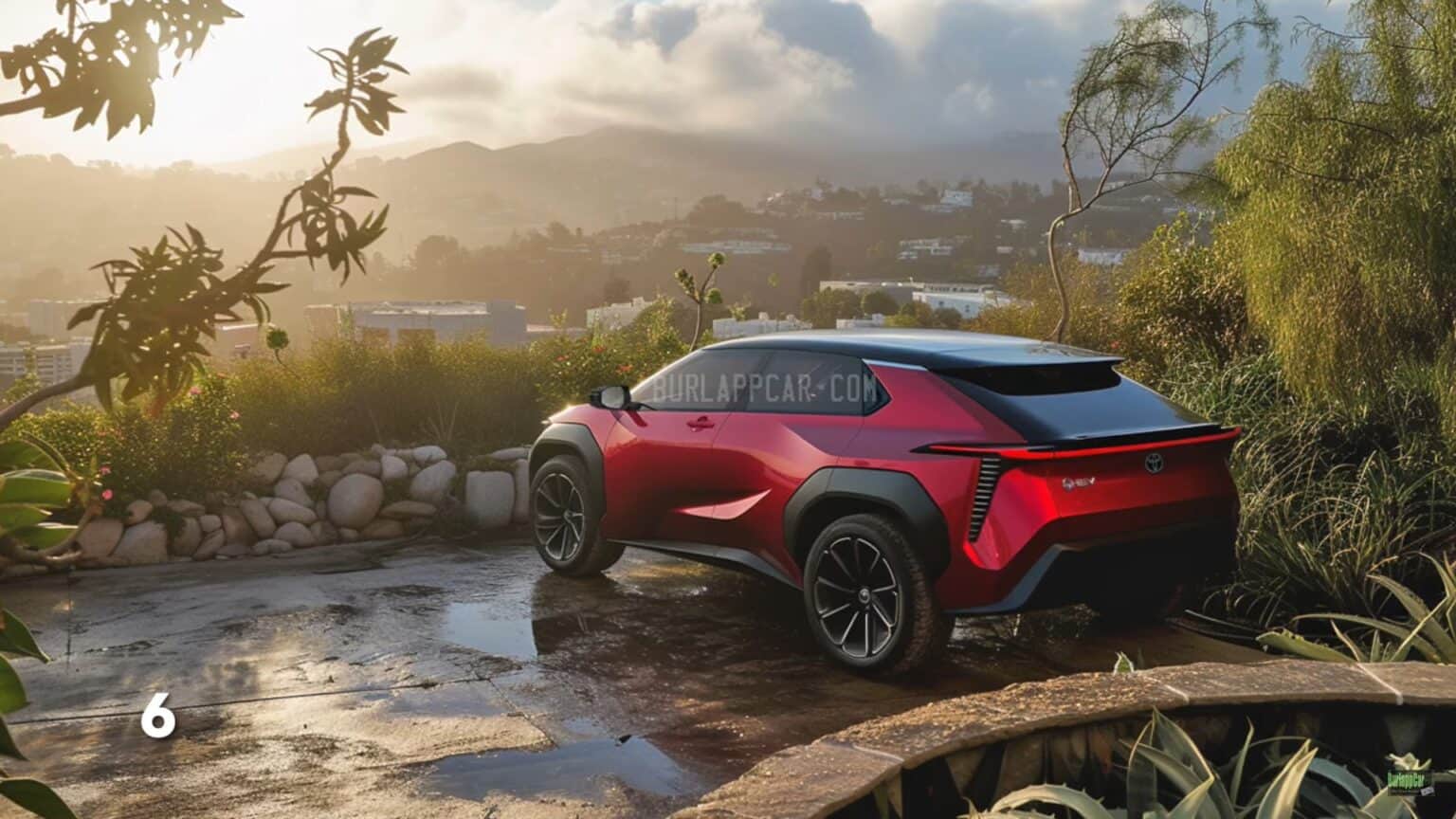 راف فور 2026: دليل شامل للمواصفات، الأسعار، والعروض في السعودية ومصر 4 تويوتا راف فور 2026 هايبرد من الخلف مع مصابيح LED متصلة وجناح رياضي