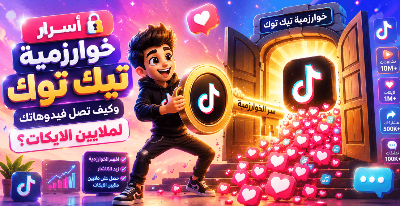 أسرار خوارزمية تيك توك وكيف تصل فيديوهاتك لملايين الايكات؟ 1 أسرار خوارزمية تيك توك وكيف تصل فيديوهاتك لملايين الايكات؟