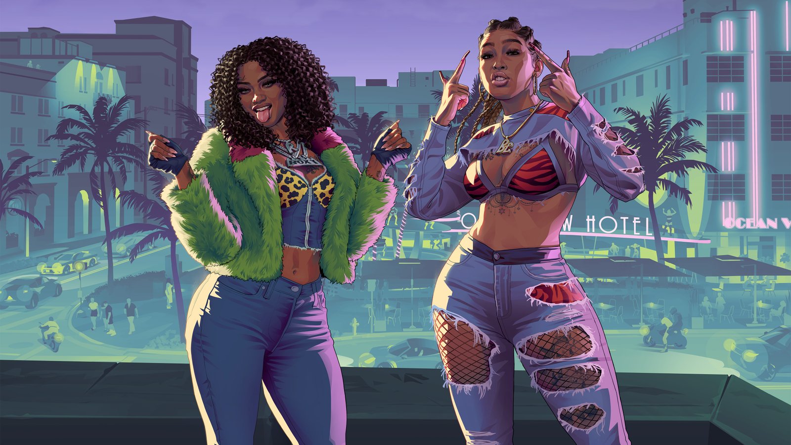 فريق Real Dimez فى مشهد من GTA 6